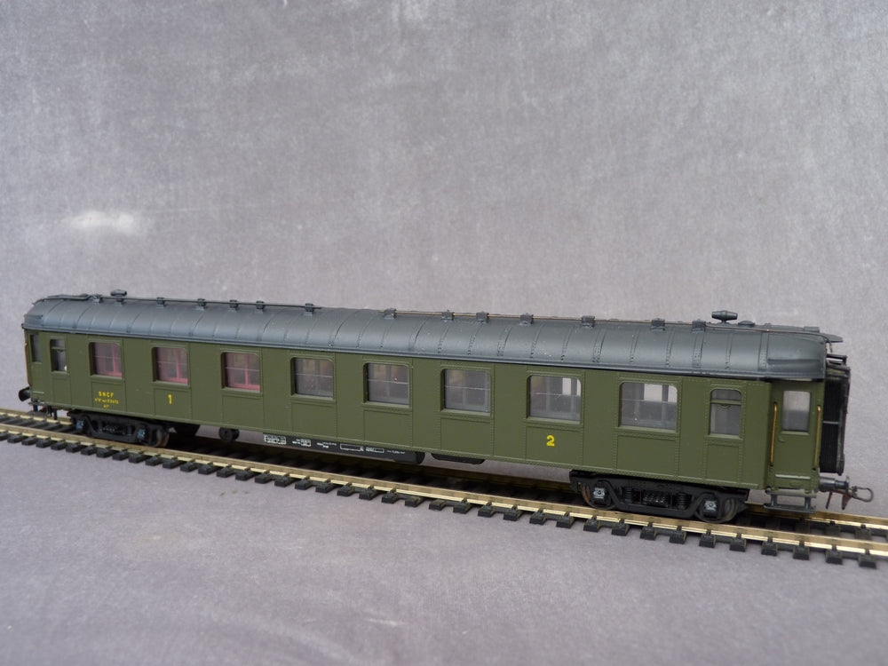 Voiture 1ère Classe OCEM Transatlantique - France Trains - Époque II - HO 1/87 - Rare - Occasion