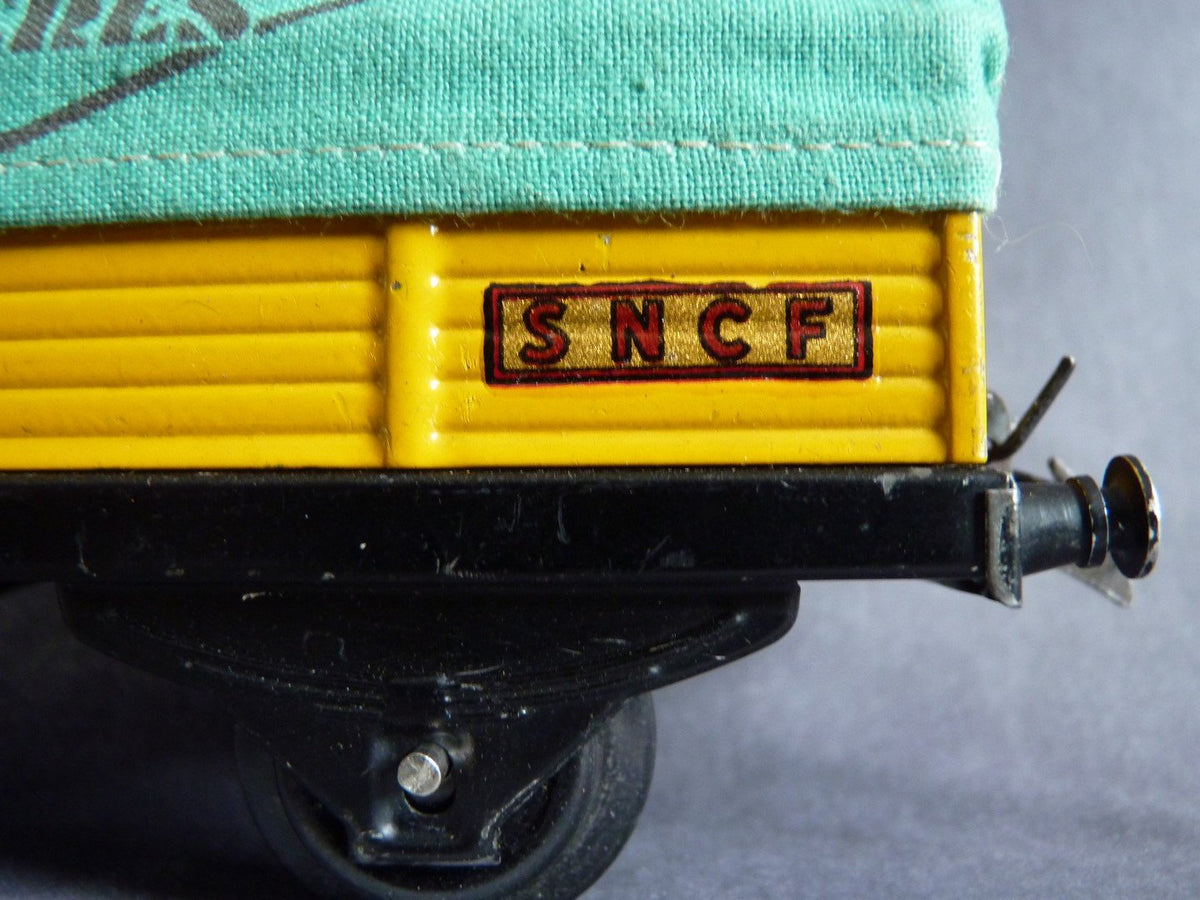 HORNBY wagon bâché SAINT FRERES SNCF (0 vintage) - Antique MarcBea HORNBY wagon bâché SAINT FRERES SNCF (0 vintage) - Antique MarcBea