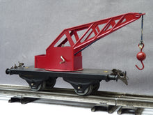 Charger l'image dans la galerie, HORNBY " wagon grue N°1 " rouge (dernier type) (0 vintage)