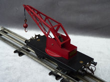Charger l'image dans la galerie, HORNBY " wagon grue N°1 " rouge (dernier type) (0 vintage)