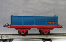 Charger l'image dans la galerie, HORNBY wagon tombereau SNCF bleu (circa 1950) (0 vintage)