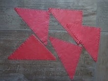 Charger l'image dans la galerie, MECCANO - 464 - 465 - Lot de 7 voiles en vinyle rouge (1982)