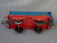 Charger l'image dans la galerie, HORNBY Wagon tombereau à guérite SNCF bleu (circa 1950) (0 vintage)