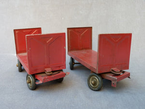 DECOLUX - Paire de chariots à bagages (Jouet vintage)