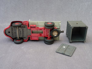 DINKY TOYS 34B - Plateau BERLIET avec container (vintage 1965)