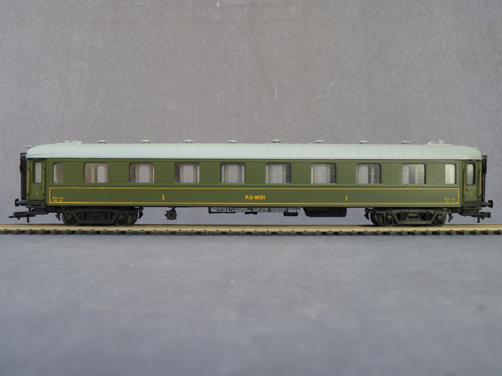 FRANCE TRAINS 290 - Voiture OCEM de Ière classe type A8 du PO MIDI
