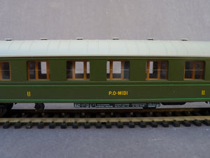 FRANCE TRAINS 291 - Voiture OCEM de IIème classe type B9yfi du PO MIDI