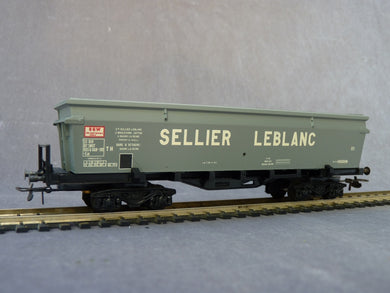 FRANCE TRAINS L'AIGUILLEUR - 105 - Wagon tombereau Eal gde capacité SELLIER LEBLANC