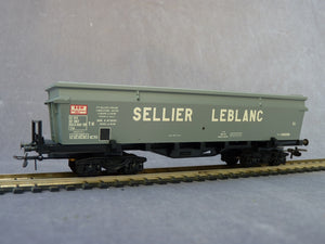 FRANCE TRAINS L'AIGUILLEUR - 105 - Wagon tombereau Eal gde capacité SELLIER LEBLANC