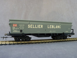 FRANCE TRAINS L'AIGUILLEUR - 105 - Wagon tombereau Eal gde capacité SELLIER LEBLANC