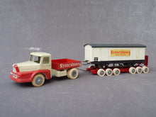 Charger l'image dans la galerie, J.R.D. 123 - UNIC Izoard camion et remorque porte wagon KRONENBOURG (vintage 1960)