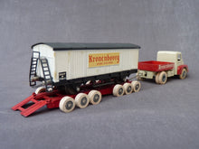 Charger l'image dans la galerie, J.R.D. 123 - UNIC Izoard camion et remorque porte wagon KRONENBOURG (vintage 1960)