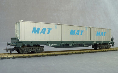 LILIPUT 201 C - 201 11 - Wagon à ranchers 3 containers MAT des ÖBB