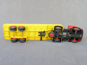 LION CAR N°33-35 - DAF frontstuur trekker met oplegger -semi-remorque (vintage 1966)