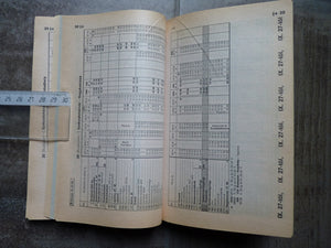 Hivatalos Menetrend - Nemzetközi Menetrend - Horaire des trains MAV Hongrie 1987-1988-