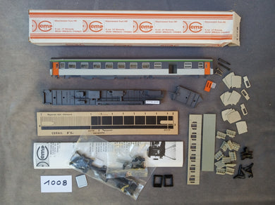 MOUGEL CEMP 1008 - Kit voiture Corail 2ème Cl/bagages B6 Dd2 à compartiments SNCF