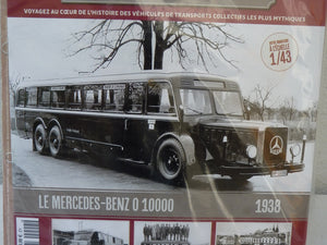 MERCEDES BENZ 0 10000 - autocar de 1938 - Hachette N°4 -
