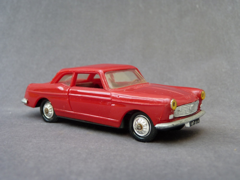 Jouet Ancien Norev 1/43 - Peugeot 404 (ou Citroën GS) Jaune, Thème Coca-Cola
