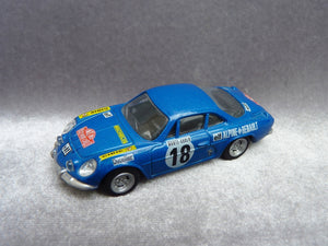 NOREV- RENAULT toys - ALPINE A 110 - Rallye Monte Carlo 1970 - 1/54