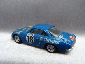 NOREV- RENAULT toys - ALPINE A 110 - Rallye Monte Carlo 1970 - 1/54