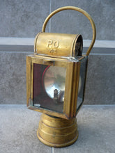 Charger l&#39;image dans la galerie, Lanterne ferroviaire à acétylène de la Compagnie PO Service de la Voie