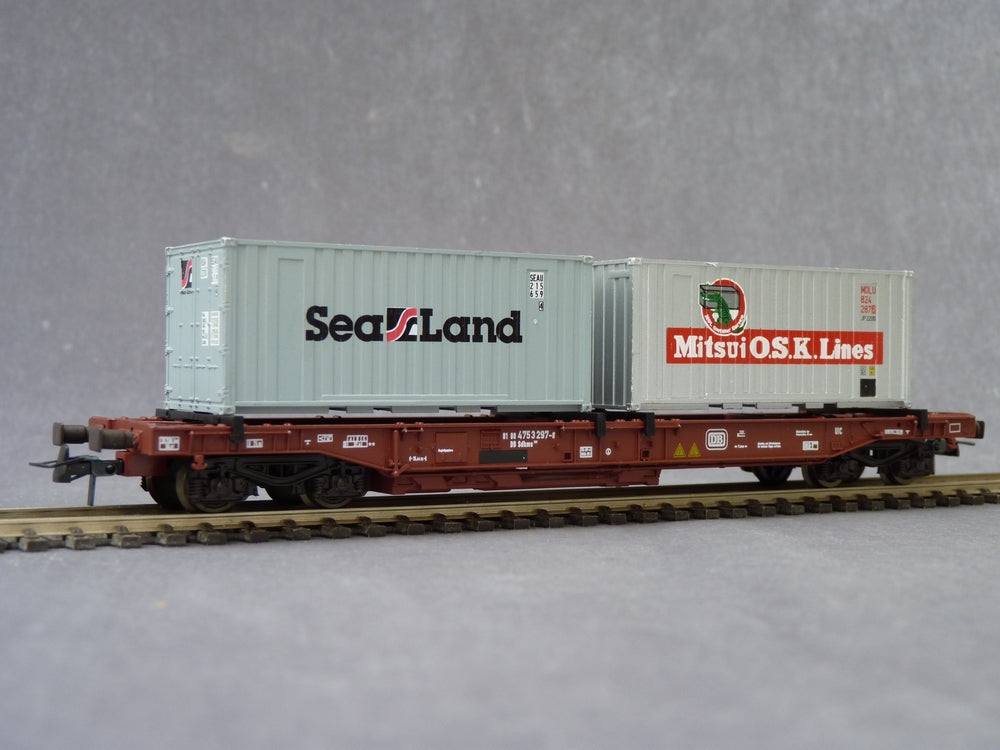 ROCO 76741 Ho Wagon poche Semi Danzas Db Tres Bon État Porte Contenaire ROCO 76741 Ho Wagon poche Semi Danzas Db Tres Bon État Porte Contenaire