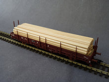 Charger l&#39;image dans la galerie, ROCO 66673 - Wagon plat UIC type JQhry de la SNCF EpIII