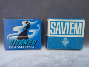 SAVIEM - Rare paquet de cigarette Gitanes publicitaires offertes aux routiers (vers 1975)