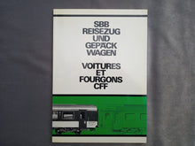 Charger l'image dans la galerie, SBB Reisezug und Gepäckwagen - Voitures et fourgons CFF - Edition Direction CFF 1982