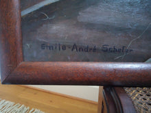 Charger l'image dans la galerie, SCHEFER Emile André - tableau train vapeur au crépuscule (vers 1915-1920)