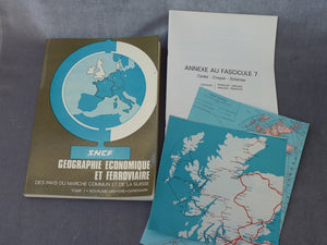 Géographie économique et ferroviaire du marché commun et de la Suisse - SNCF - Ed 1974