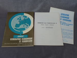 Géographie économique et ferroviaire du marché commun et de la Suisse - SNCF - Ed 1974