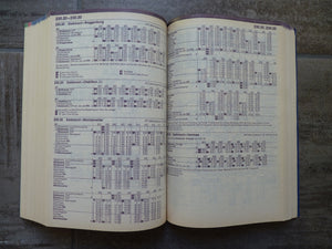 Suisse Indicateur officiel - Schweiz Offizielles Kursbuch - Horaires des trains 1982 à 1986