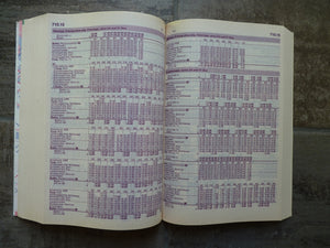 Suisse Indicateur officiel horaire des Autobus 1989 à 1991