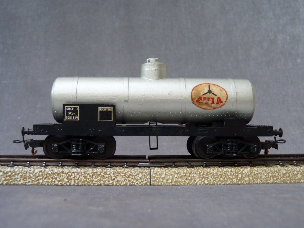 Wagon Citerne SNCF CMF/Stuardi - Époque 3, Adams-Sete, Gris/rouge, Métal, échelle HO