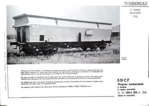 FRANCE TRAINS 106 - Wagon tombereau Eal à grande capacité SIMOTRA