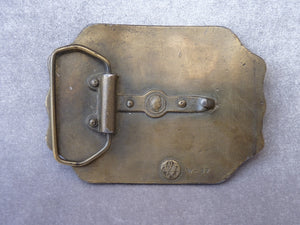 Boucle de ceinturon américaine ferroviaire "American Express Co Montana"