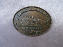 Charger l'image dans la galerie, Boucle de ceinturon américaine ferroviaire RAILROAD SAVINGS loco vapeur "Prairies Series"