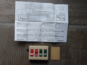 JOUEF 9372 - Bloc manuel double (avec boîte)