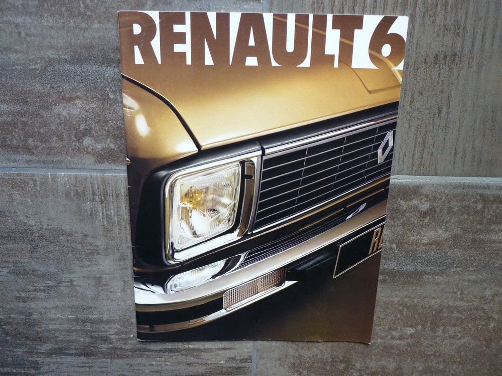 RENAULT 6 TL - RENAULT 6 850 - Catalogue (vintage)