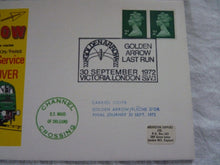 Charger l&#39;image dans la galerie, Enveloppe ferroviaire 1er jour - First day cover - Golden Arrow - 30 septembre 1972
