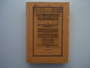 ÖSTERREICHISCHES KURSBUCH 1914 - Réédition 1980