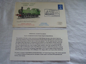 Enveloppe ferroviaire 1er jour Standard Gauge Steam Trust Birmingham 1973