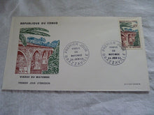 Charger l&#39;image dans la galerie, Enveloppe ferroviaire 1er jour République du Congo - Viaduc du Mayombe 1968