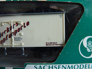 SACHSENMODELLE 18760 - Bierwagen - Wagon à bière DR "MERKERS HOPFENPERLE"