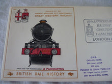 Charger l&#39;image dans la galerie, Enveloppe ferroviaire - First day cover 1er jour British Rail History, Great Western Railway
