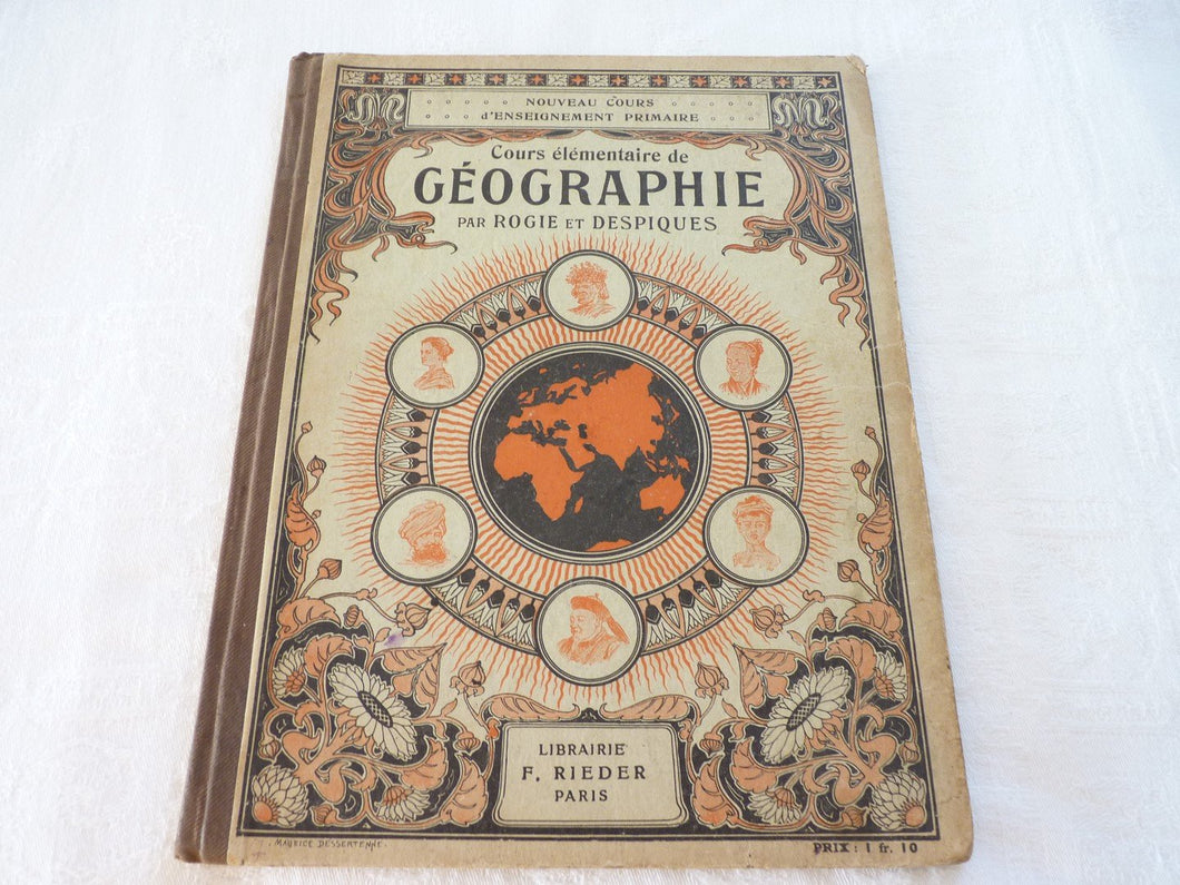 Livre de géographie cours primaire 1908