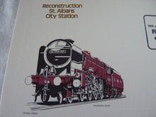 Charger l&#39;image dans la galerie, Enveloppe ferroviaire 1er jour - First day cover - Reconstruction St. Albans City Station 1973