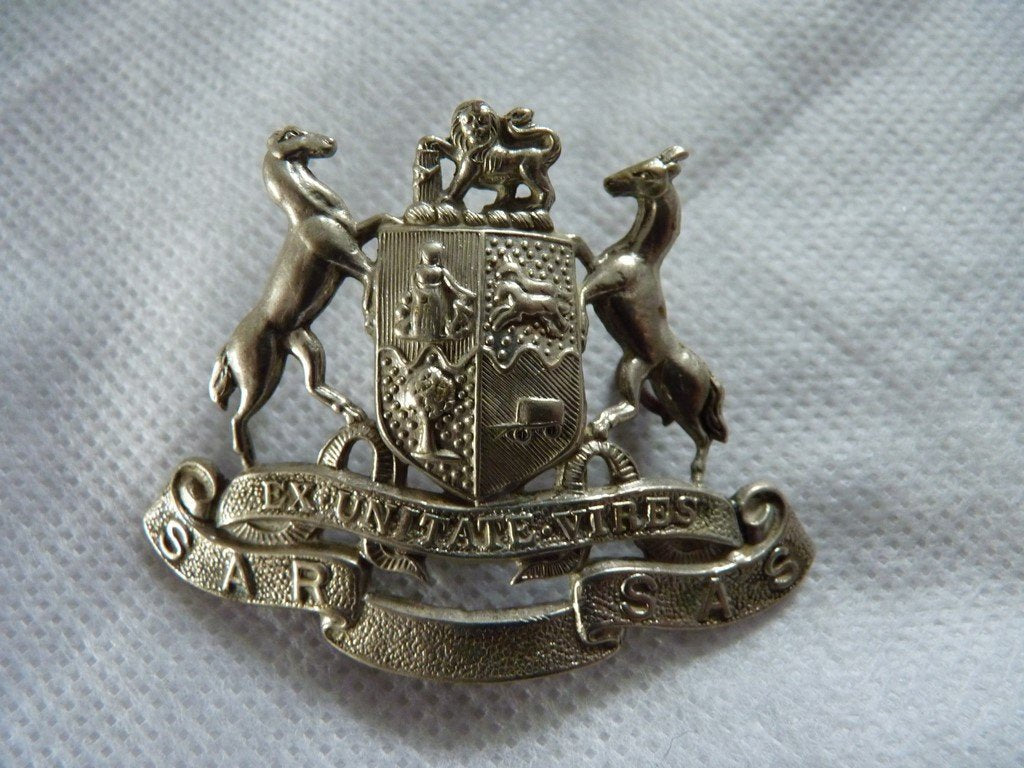 SAR SAS - Insigne de casquette Chemins de Fer d'Afrique du Sud