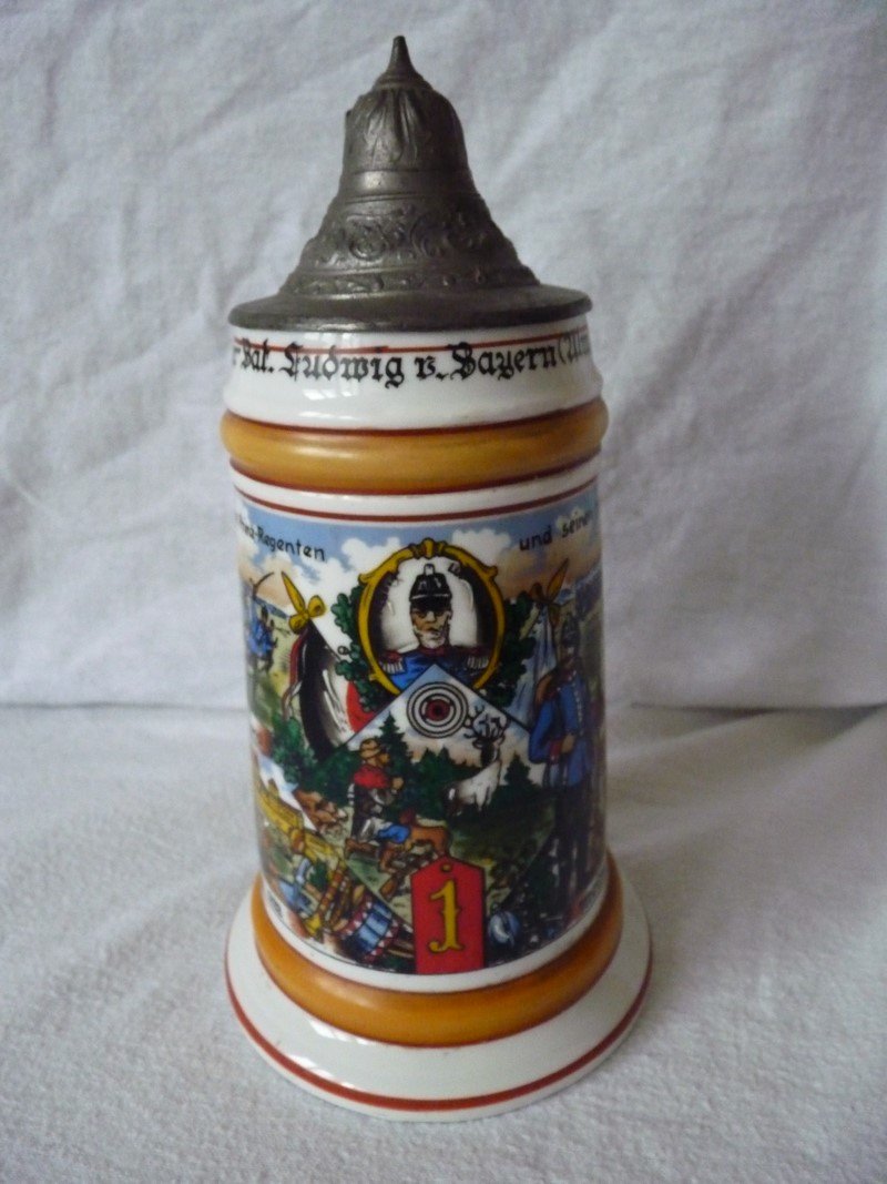 Chope à Bière Studentika Bonn 1891 - Modèle Vintage, Occasion - Pièce De Collection Pour Amateurs De Bière Et D'histoire